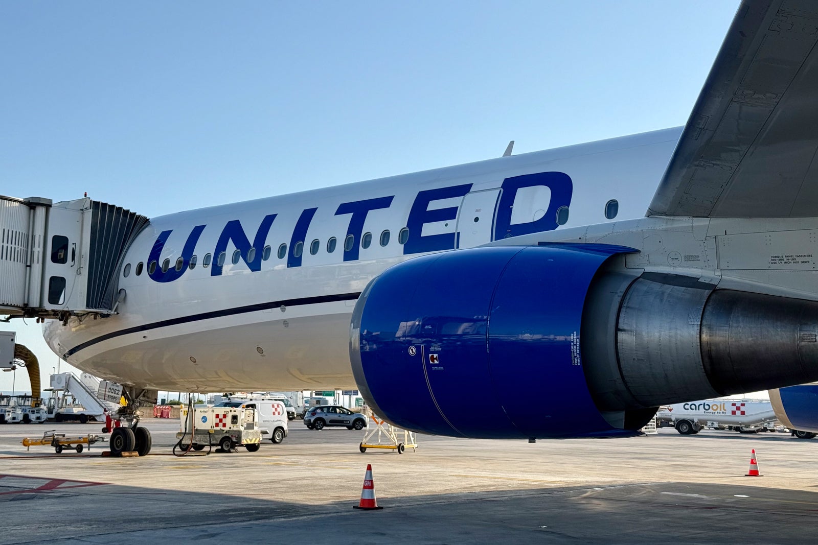 United Palermo Inaugural Boeing 767 Newark EWR